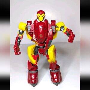 Transformers Marvel Crossovers Iron Man Plane Jet 2006 Toy Biz Incomplete